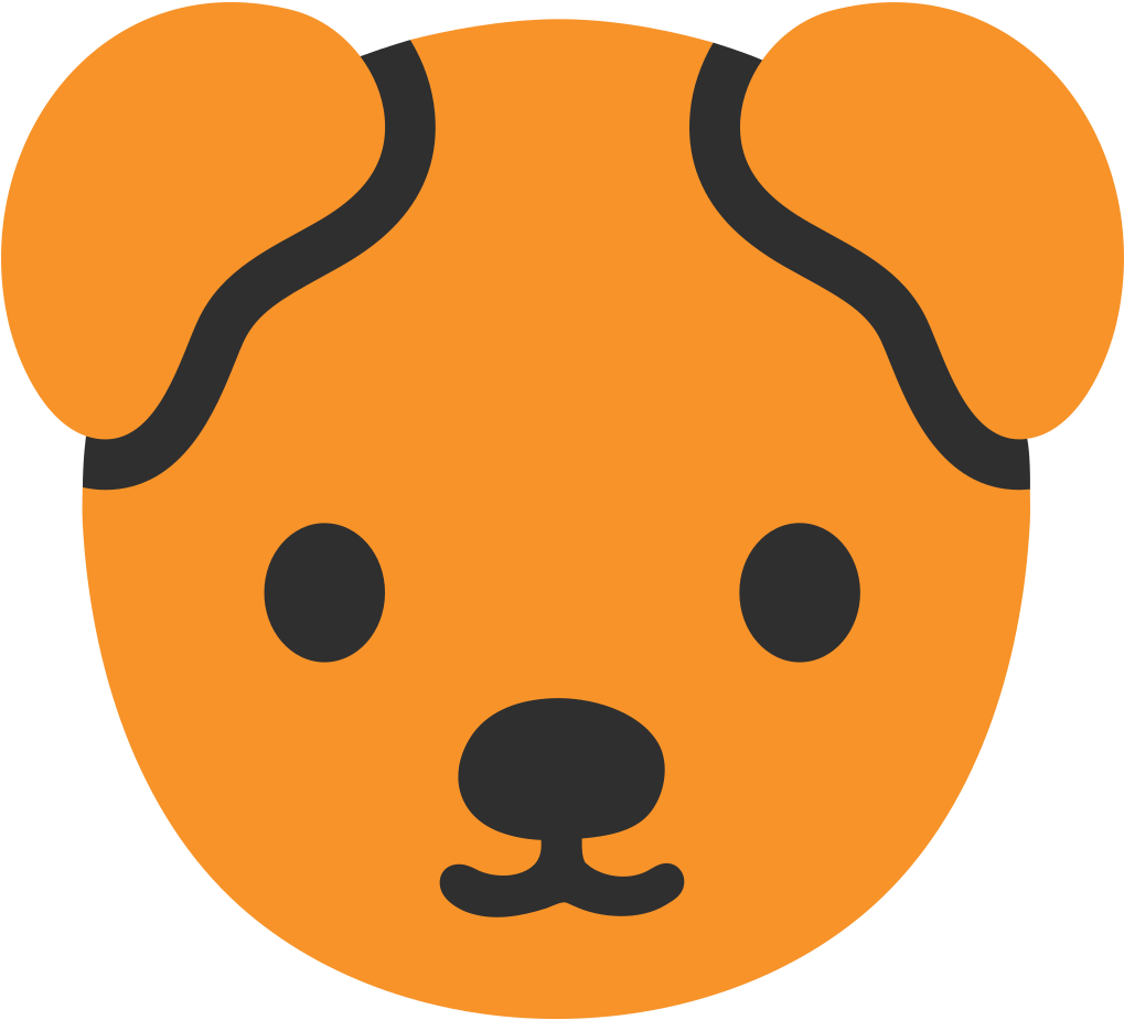 File - Emoji U1f436 - Svg - Android Dog Emoji (768x768), Png Download