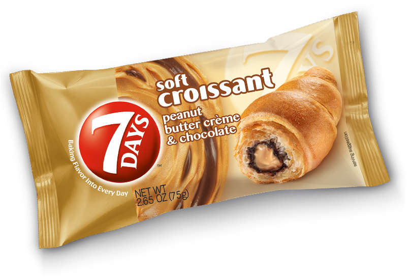 75g - 7 Days Soft Croissant (815x580), Png Download