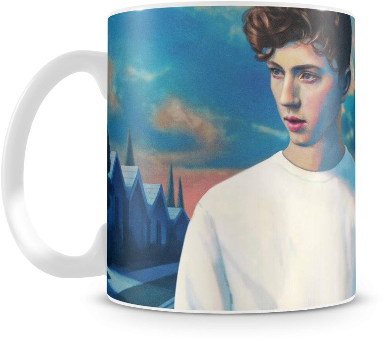 Caneca Troye Sivan An9712 - Troye Sivan Blue Neighbourhood Wild (1000x825), Png Download
