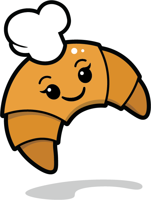 Croissant Cartoon Png (513x676), Png Download
