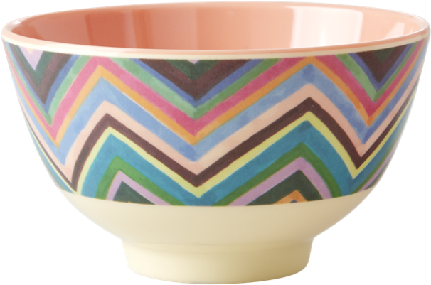 Zig Zag Print Small Melamine Bowl By Rice Dk - Bowl (1000x1000), Png Download