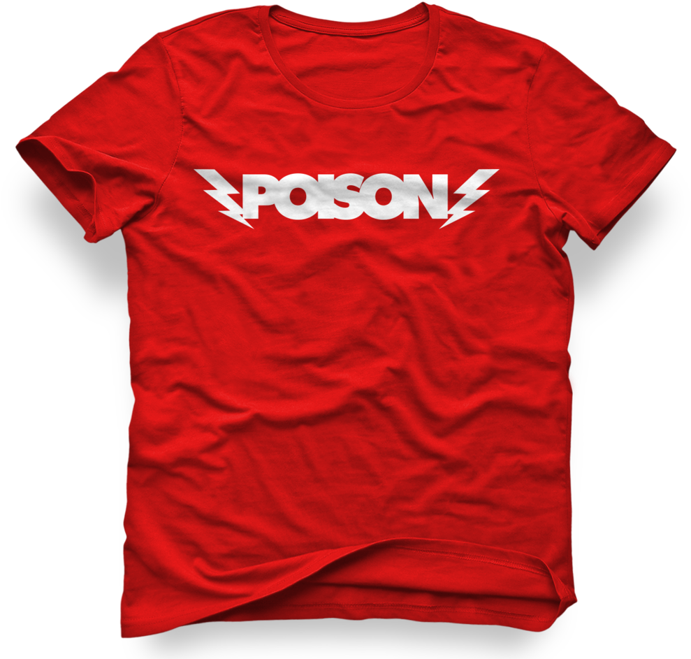 Poison Bolt Tee - T-shirt (1000x972), Png Download