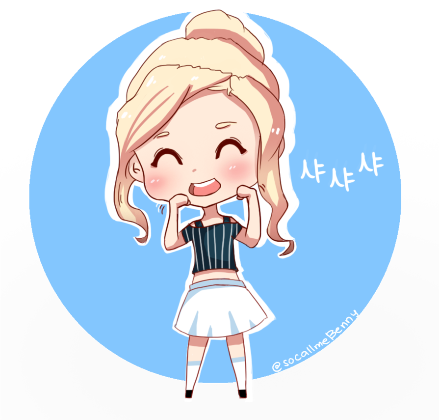 Chibi Clipart Korean - Chibi Shy Shy Shy (894x894), Png Download