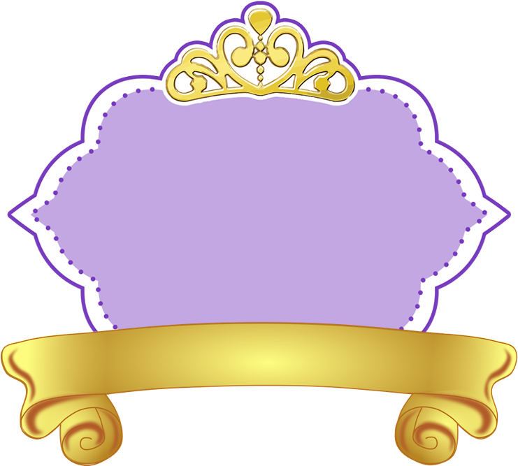Clique Para Baixar - Corona De La Princesa Sofia (750x692), Png Download