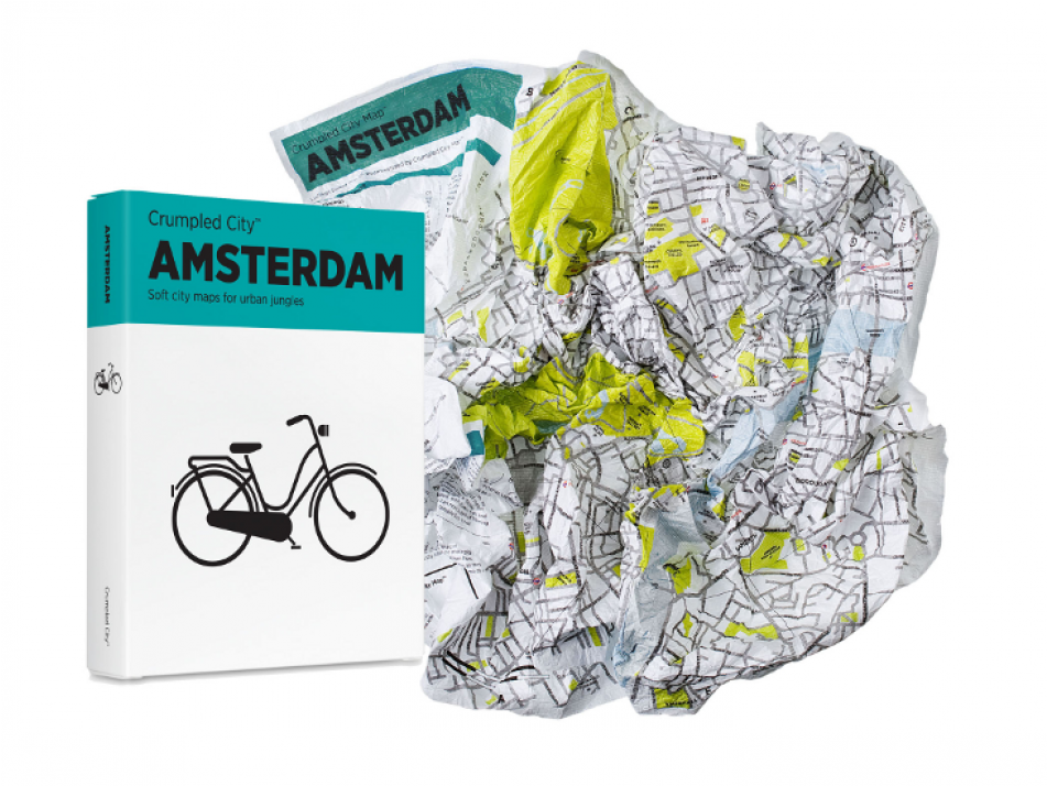 Купете Crumpled City Map - Crumpled Map Png (950x950), Png Download