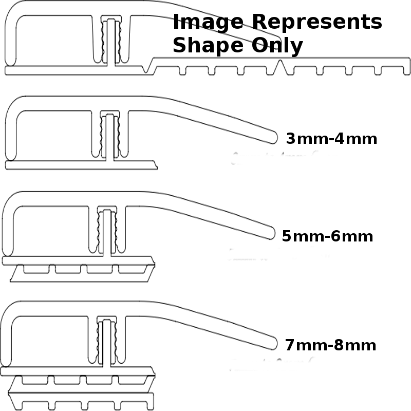 Mohawk Vinyl End Molding Rainstorm-desert Shadow - Tool (800x800), Png Download