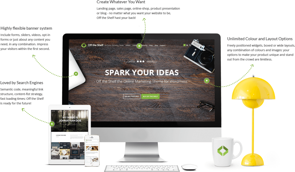 Desk Features New-1024x618 (1024x618), Png Download