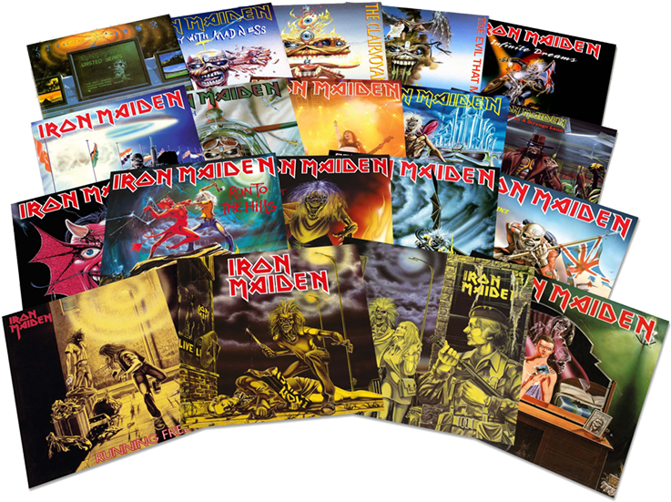 Iron Maiden Vinyl (831x700), Png Download