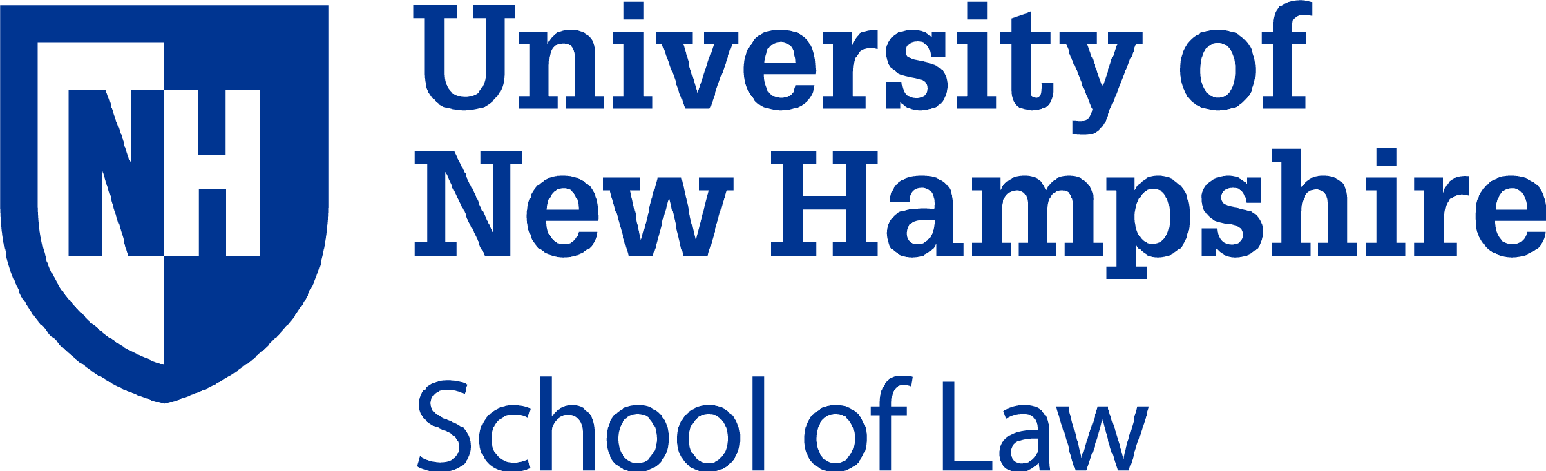 Of New Hampshire Law - University Of New Hampshire Logo (2238x682), Png Download