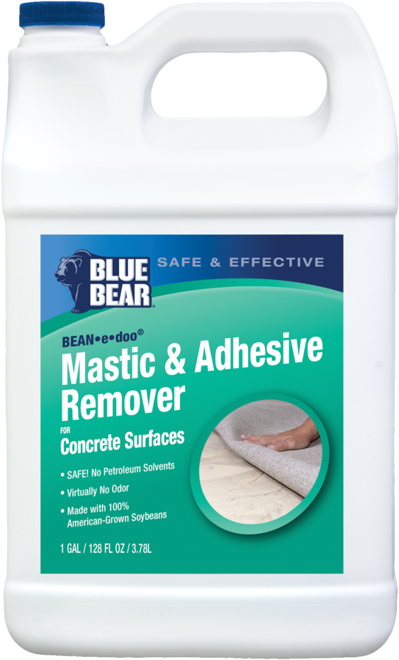 Blue Bear Mastic & Adhesive Remover For Concrete Franmar - Mastic And Adhesive Remover (703x1023), Png Download