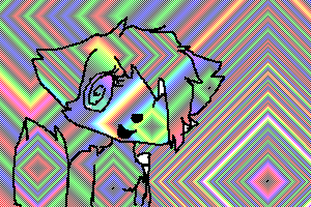 Trippy Much - Graphic Design (1200x800), Png Download