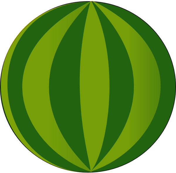 Melon Clipart Animated - Circle (600x588), Png Download