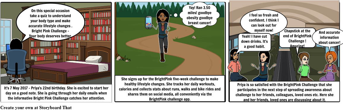 Bright Pink Challenge - Cartoon (1164x385), Png Download