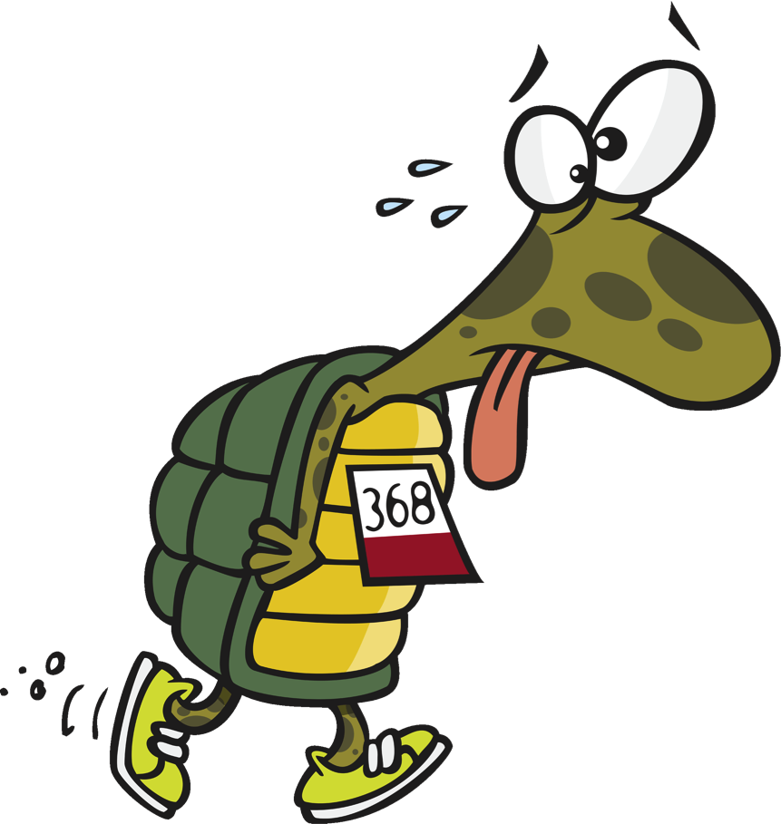 Diversity Fatigue Is Real - Old People Running Cartoon (861x909), Png Download
