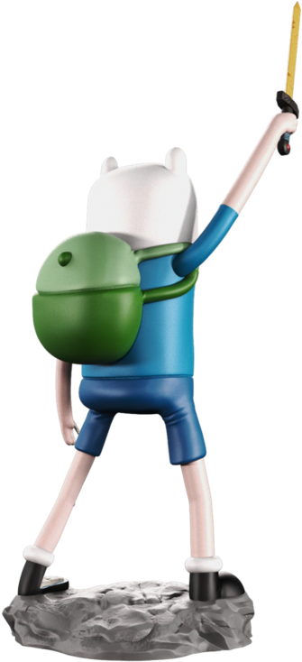 Mouseover To Rotate - Finn Adventure Time Sculpture (800x800), Png Download
