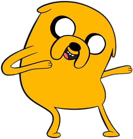 Adventure Time Jake The Dog Dancing - Jake The Adventure Time (800x566), Png Download