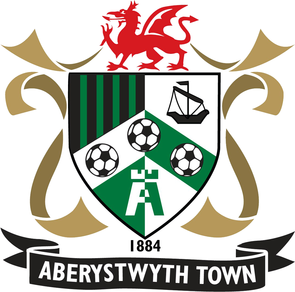 Abersytwyth-town - Aberystwyth Town Fc Logo (1200x1200), Png Download