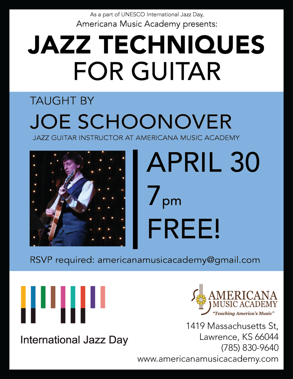 4 30 - International Jazz Day (1000x1294), Png Download