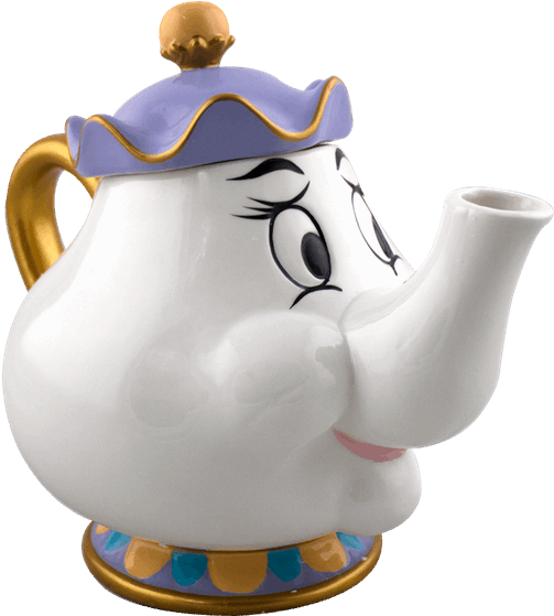 Beauty And The Beast - Beauty And The Beast Teapot (600x600), Png Download
