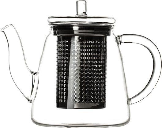 Classy Glassy Teapot Medium - Glass Teapot T2 (555x555), Png Download