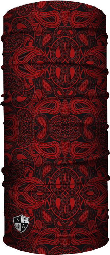 Sa Red Paisley - Lampshade (1000x1000), Png Download