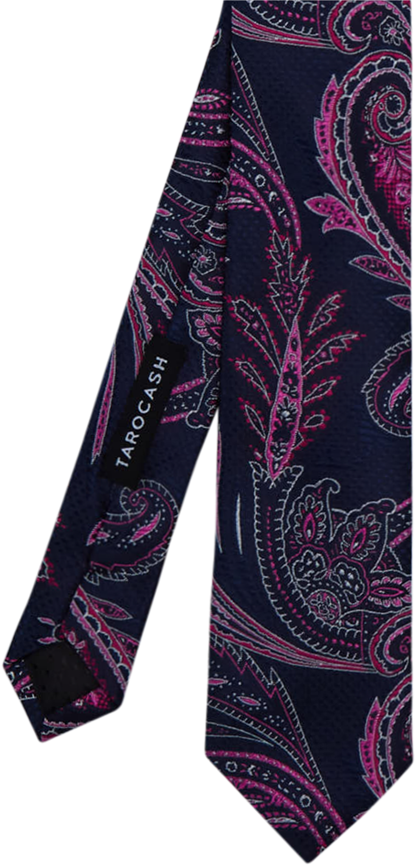 Navy Large Paisley Tie - Paisley (3000x3000), Png Download