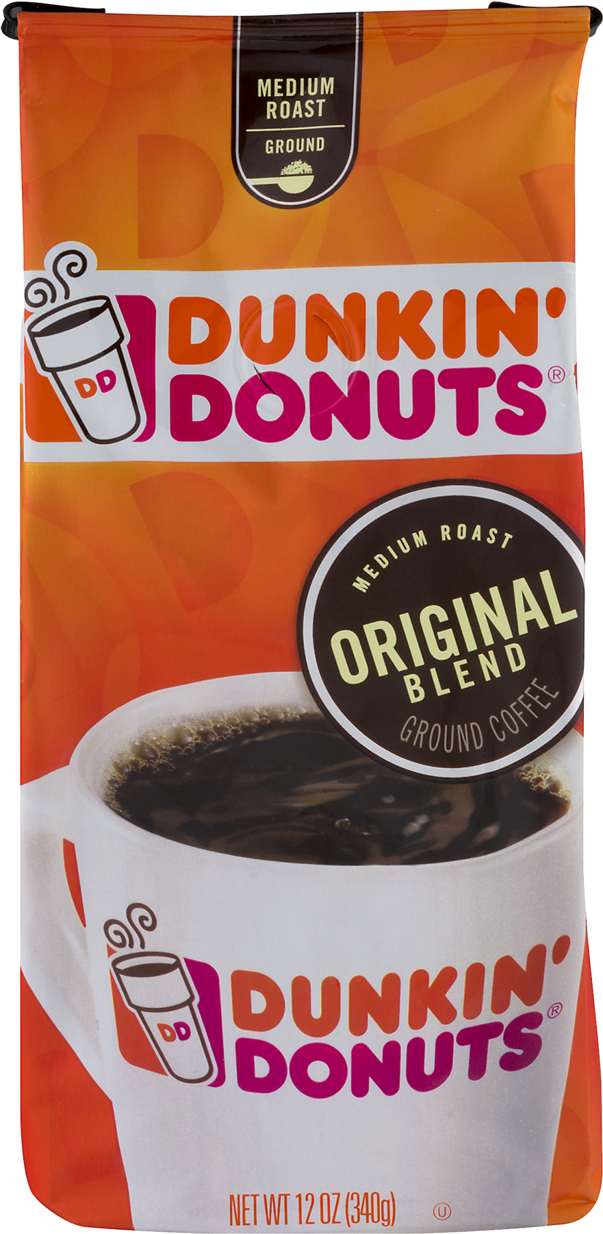 Dunkin' Donuts Original Blend Medium Roast Ground Coffee, - Dunkin Donuts (1800x1800), Png Download