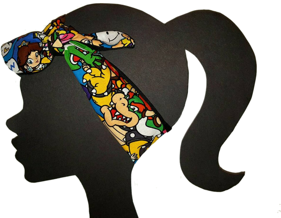 Super Mario Brothers Headband - Pittsburgh Steelers (1024x824), Png Download