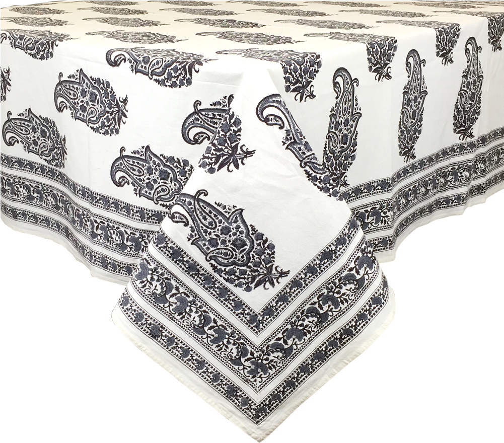 Paisley Black Square - Motif (1000x1000), Png Download