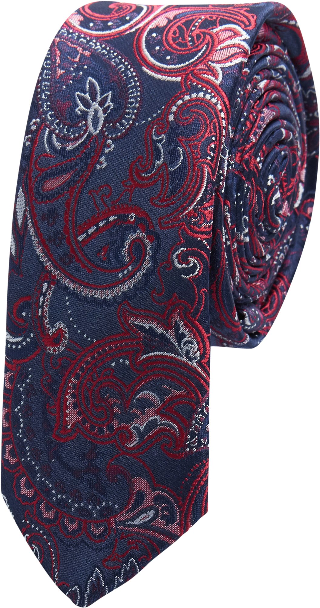 Red Paisley 5cm Tie - Paisley (3000x3000), Png Download