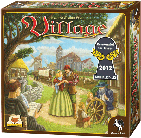Village Board Game - Descendance (600x581), Png Download