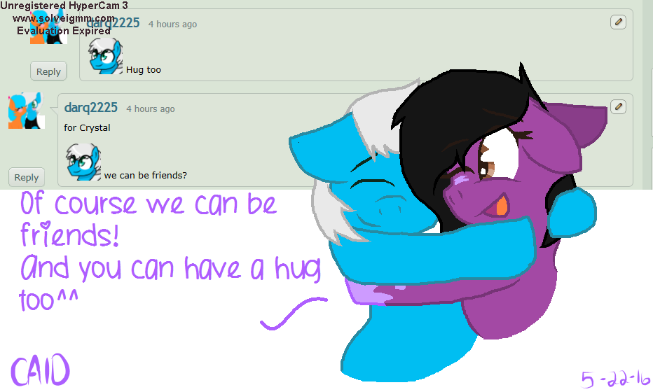 Ask 2 Hug And Befriend Magic Sword By Crystalninja6021 - Cartoon (932x560), Png Download