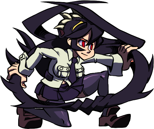 The Skullgirls Sprite Of The Day Is - Cartoon (710x634), Png Download