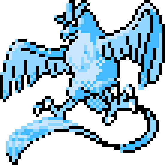 Articuno - Articuno Pixel Art (790x660), Png Download