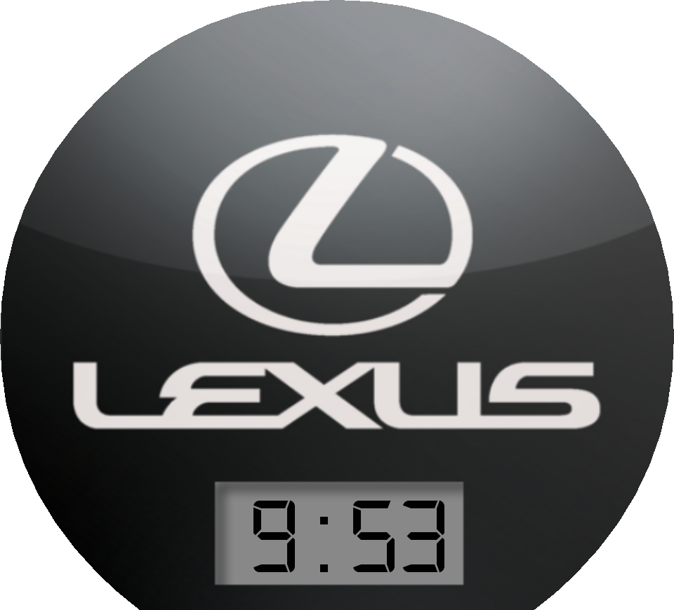 Lexus Digital Watch Face Preview (960x870), Png Download