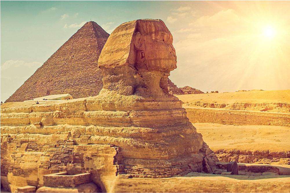 Egypt, Great Sphinx Of Giza - Great Sphinx Of Giza (1000x1000), Png Download
