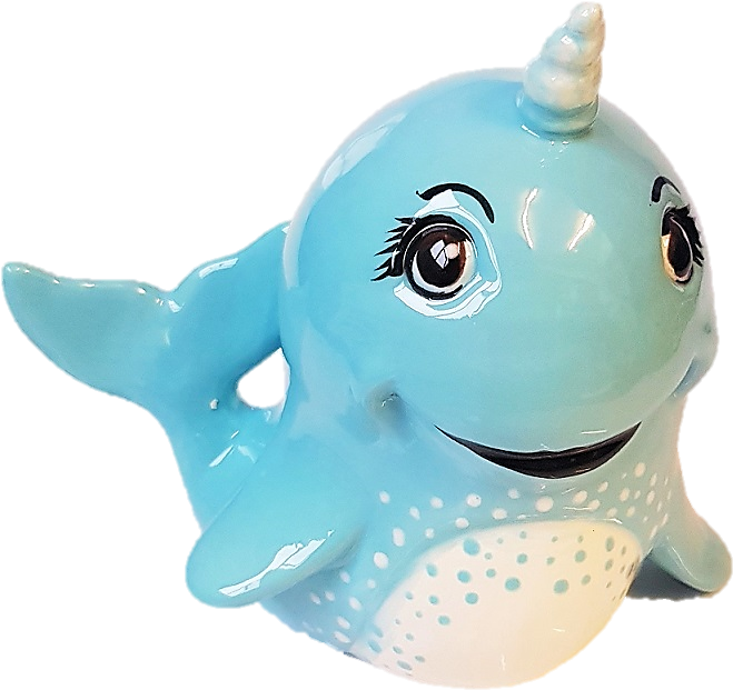 Narwhal Money Bank - Shark (726x789), Png Download