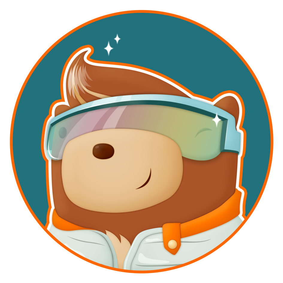 Starbearhead 1024 - Cartoon (1024x1022), Png Download