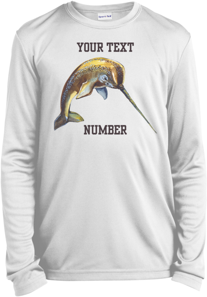 Narwhal Shirts - Sport-tek (1024x1024), Png Download