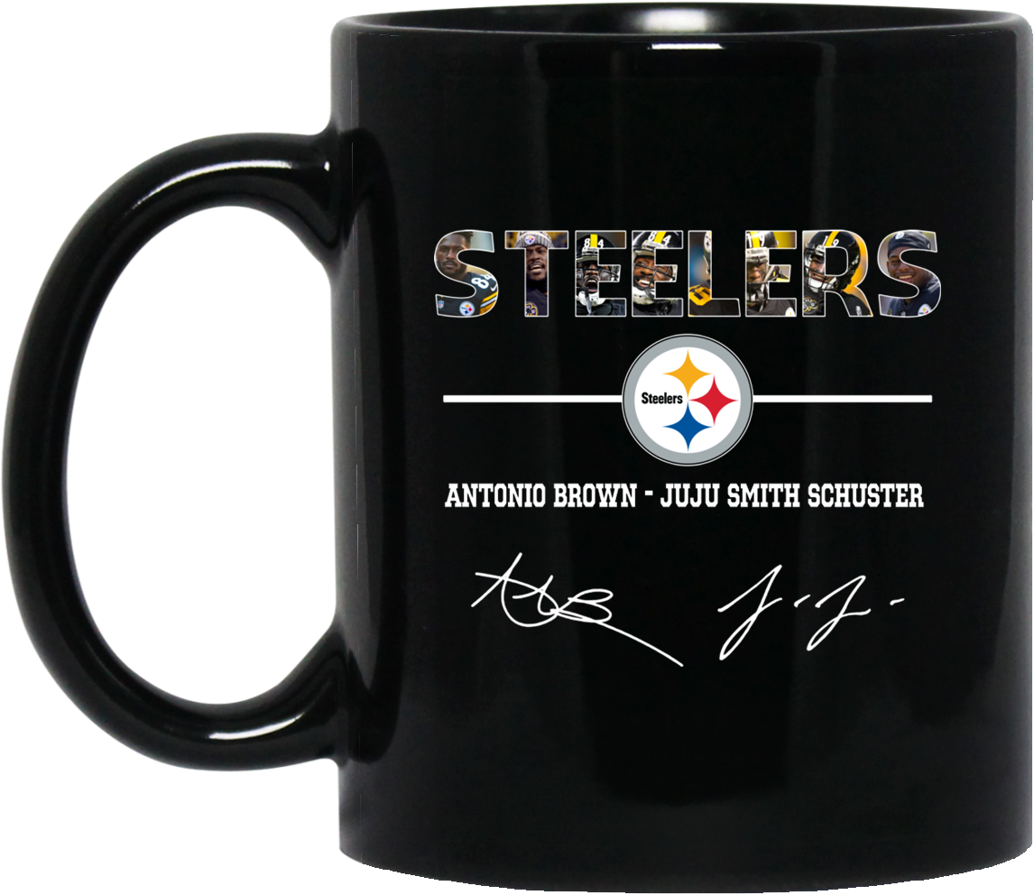 Steelers Antonio Brown Juju Smith Schuster Mug (1155x1155), Png Download