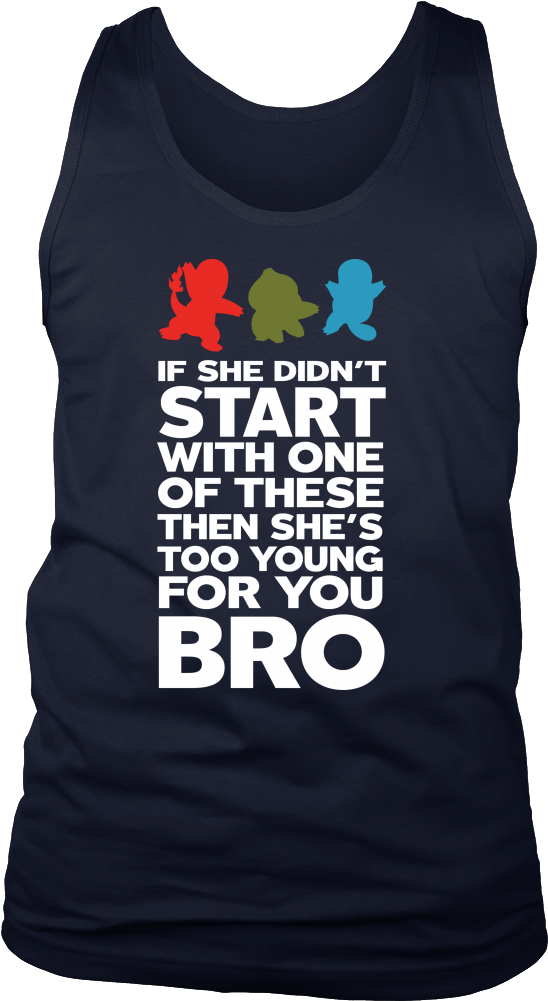 Pokemon The Starters Funny Shirt - Movie Is Broken 2010 (1000x1000), Png Download