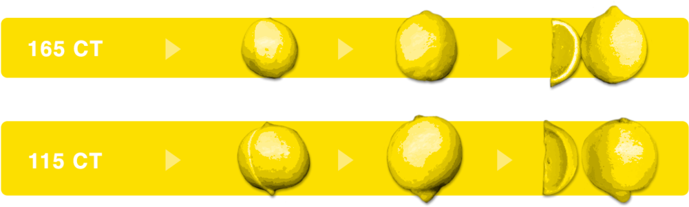 Lemon-compare - Circle (1000x309), Png Download