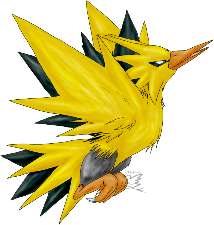 Zapdos - Zapdos Png Hd (894x894), Png Download