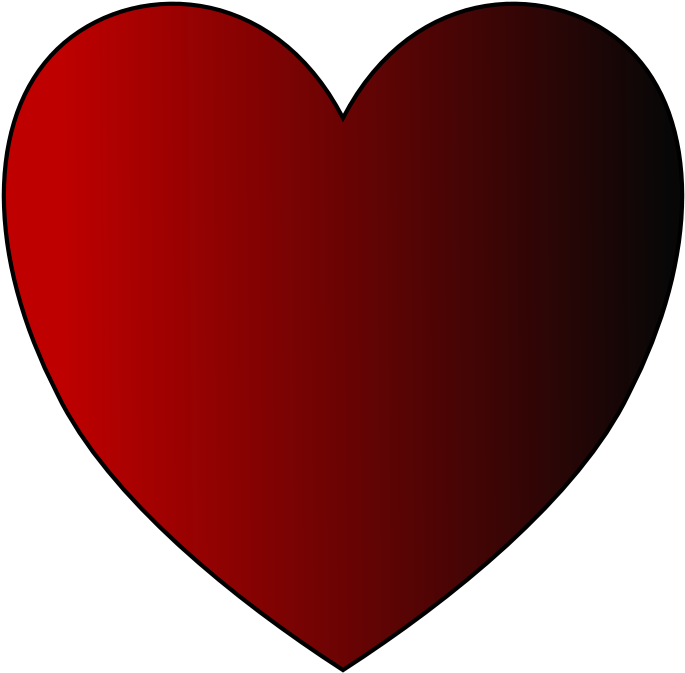 Red Heart Clipart - Red Heart Pdf (740x740), Png Download
