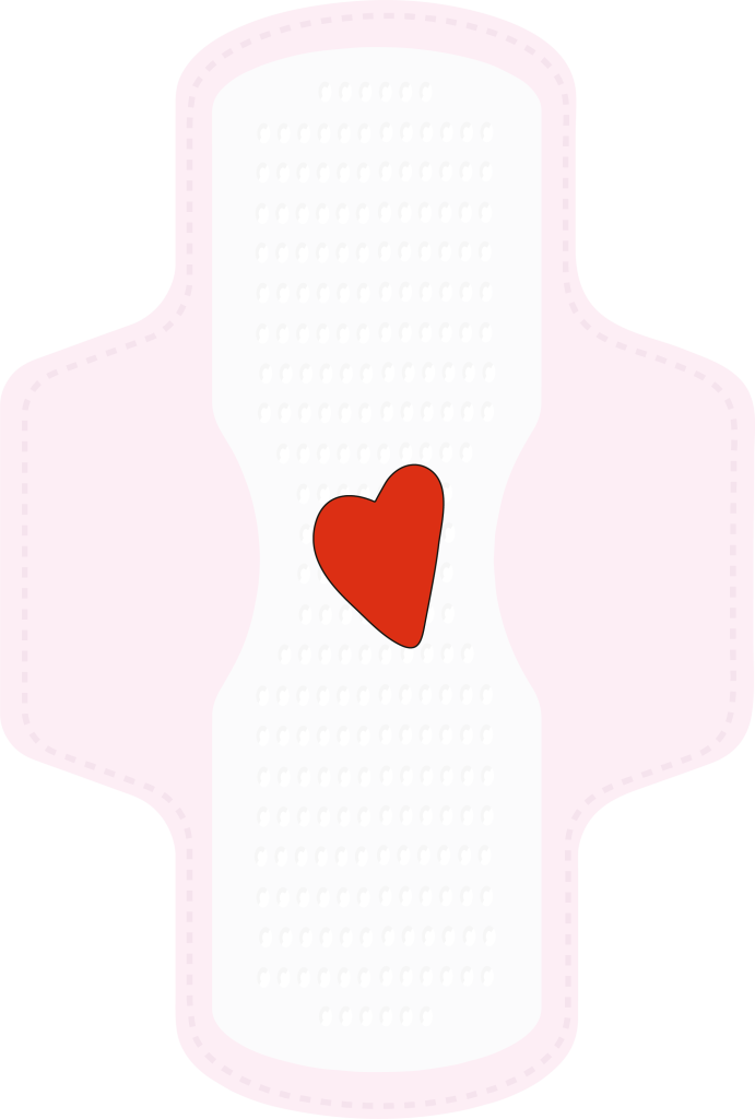 Pad - Heart (691x1024), Png Download