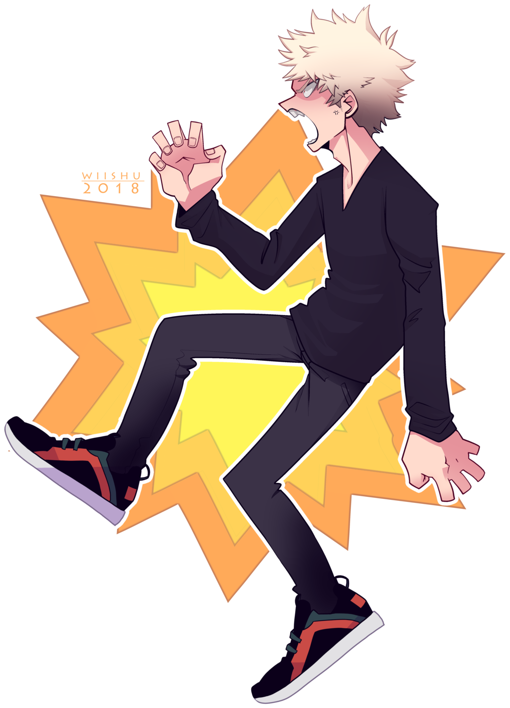 “a Quick Angry Exploding Kid Between Commissions - Cartoon (1280x1572), Png Download