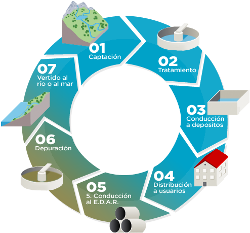 Ciclo Del Agua - Ciclo Del Agua Png (700x489), Png Download