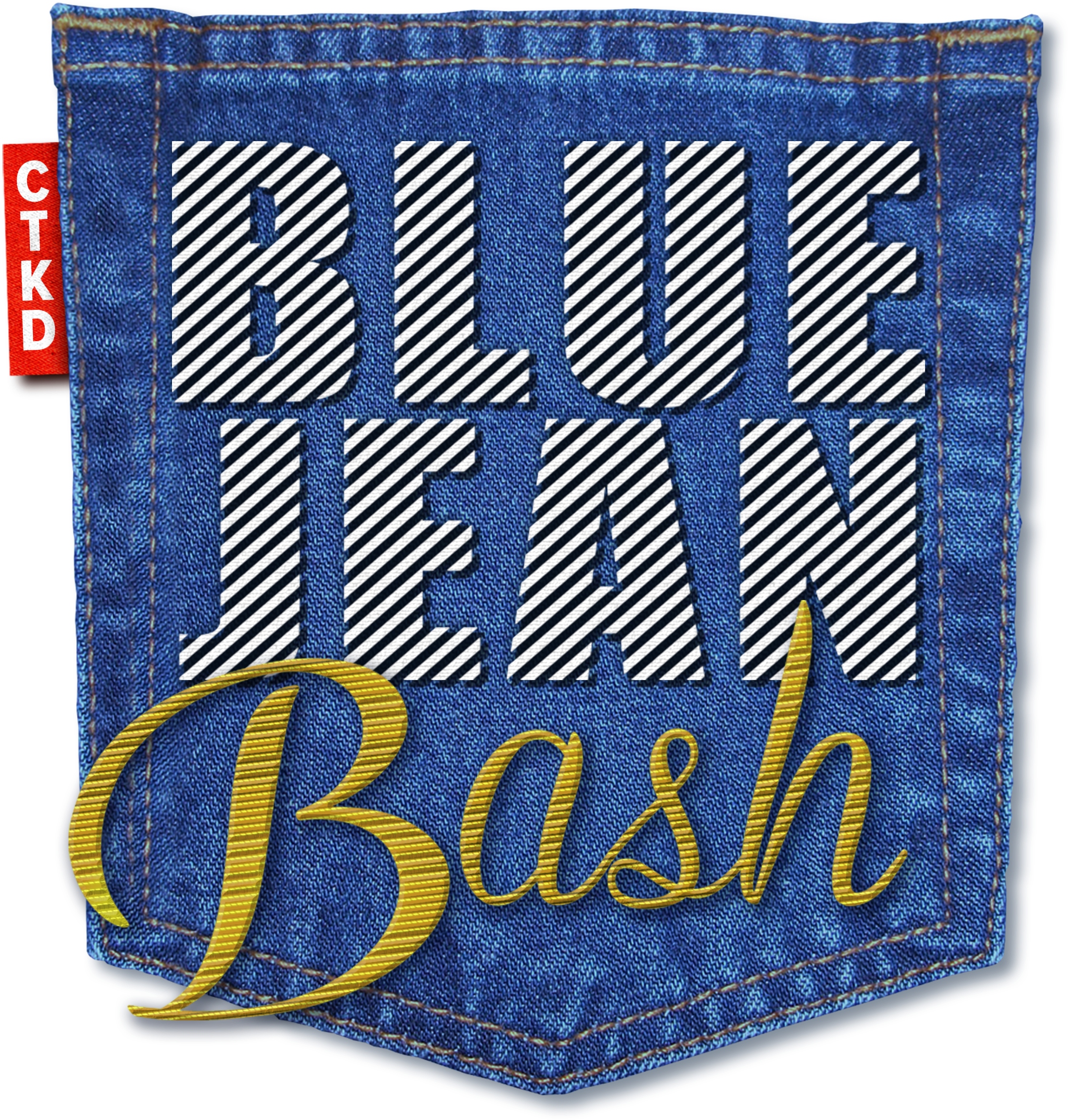 Blue Jean Bash - Needlework (2445x2547), Png Download