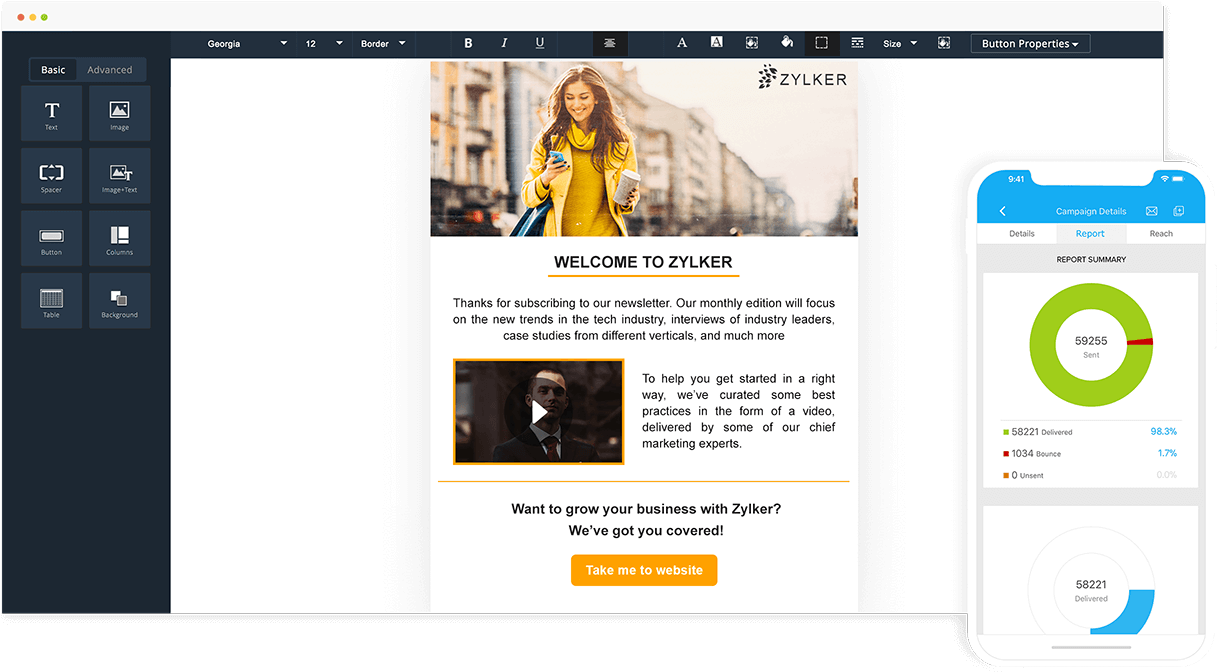 Online Email Marketing Software - Email (1280x680), Png Download