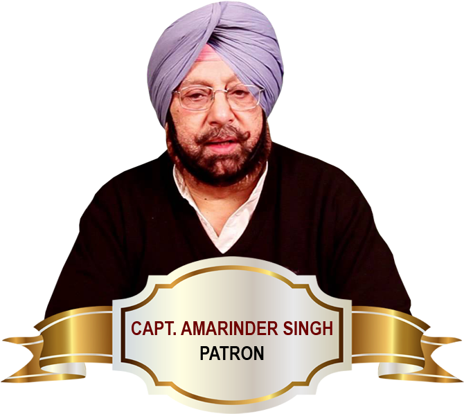 Amrinder Singh - Gold Banner (669x616), Png Download